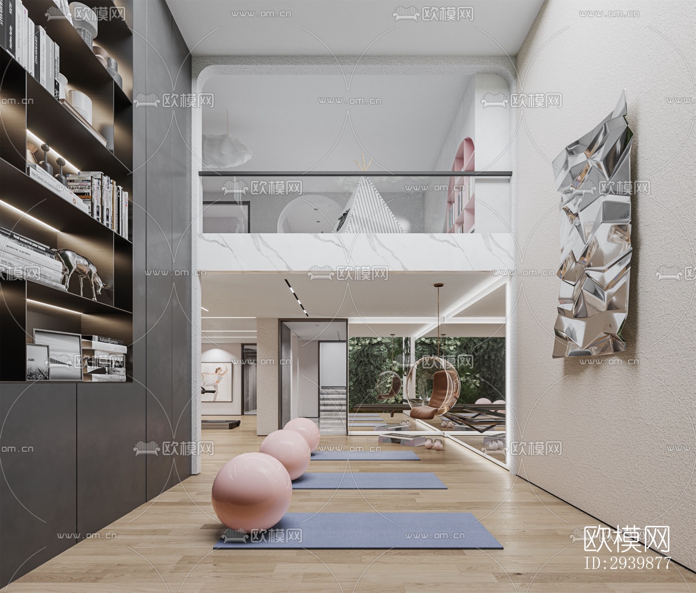 现代别墅效果图下载（渲染图5）