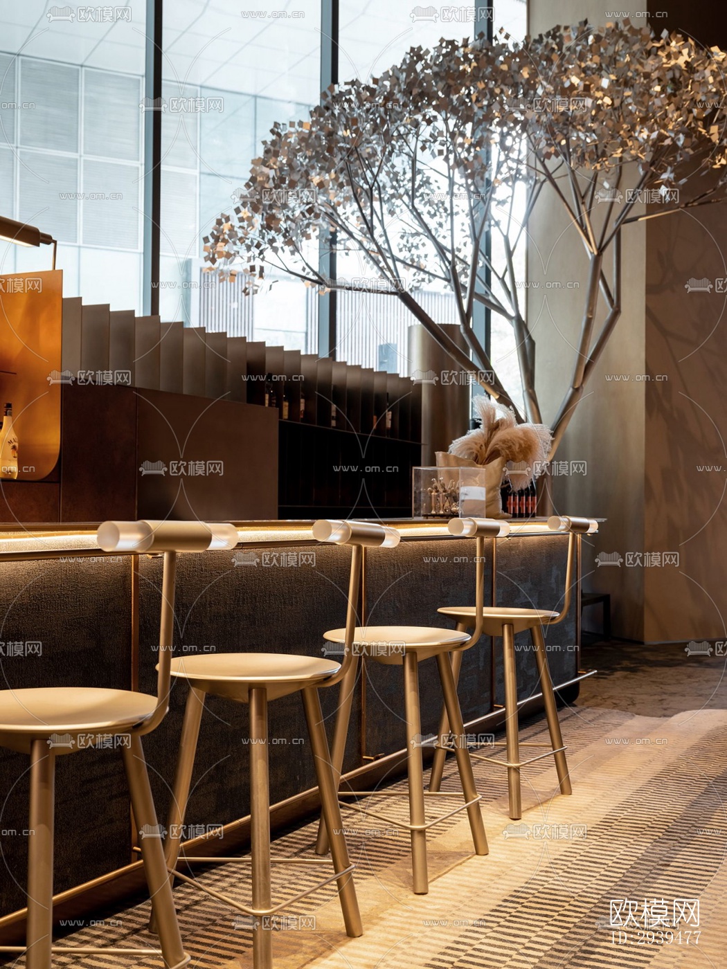 现代酒店民宿效果图下载（渲染图14）