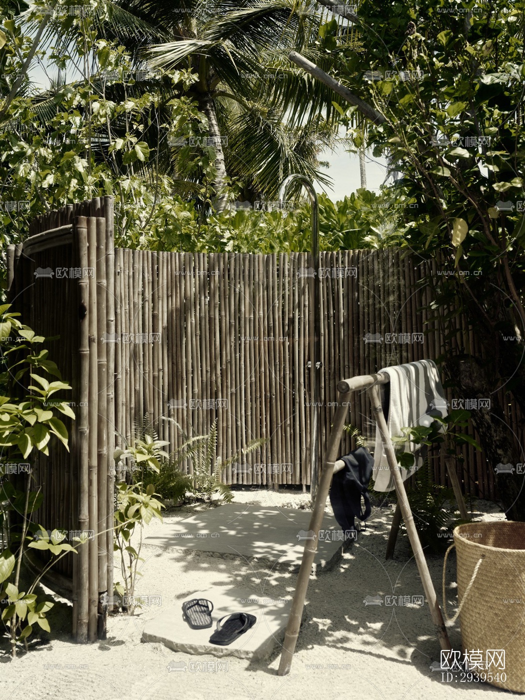 现代酒店民宿效果图下载（渲染图2）