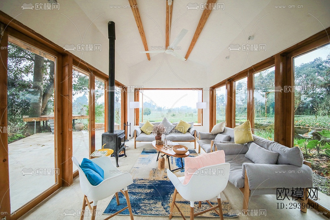 北欧酒店民宿效果图下载（渲染图10）