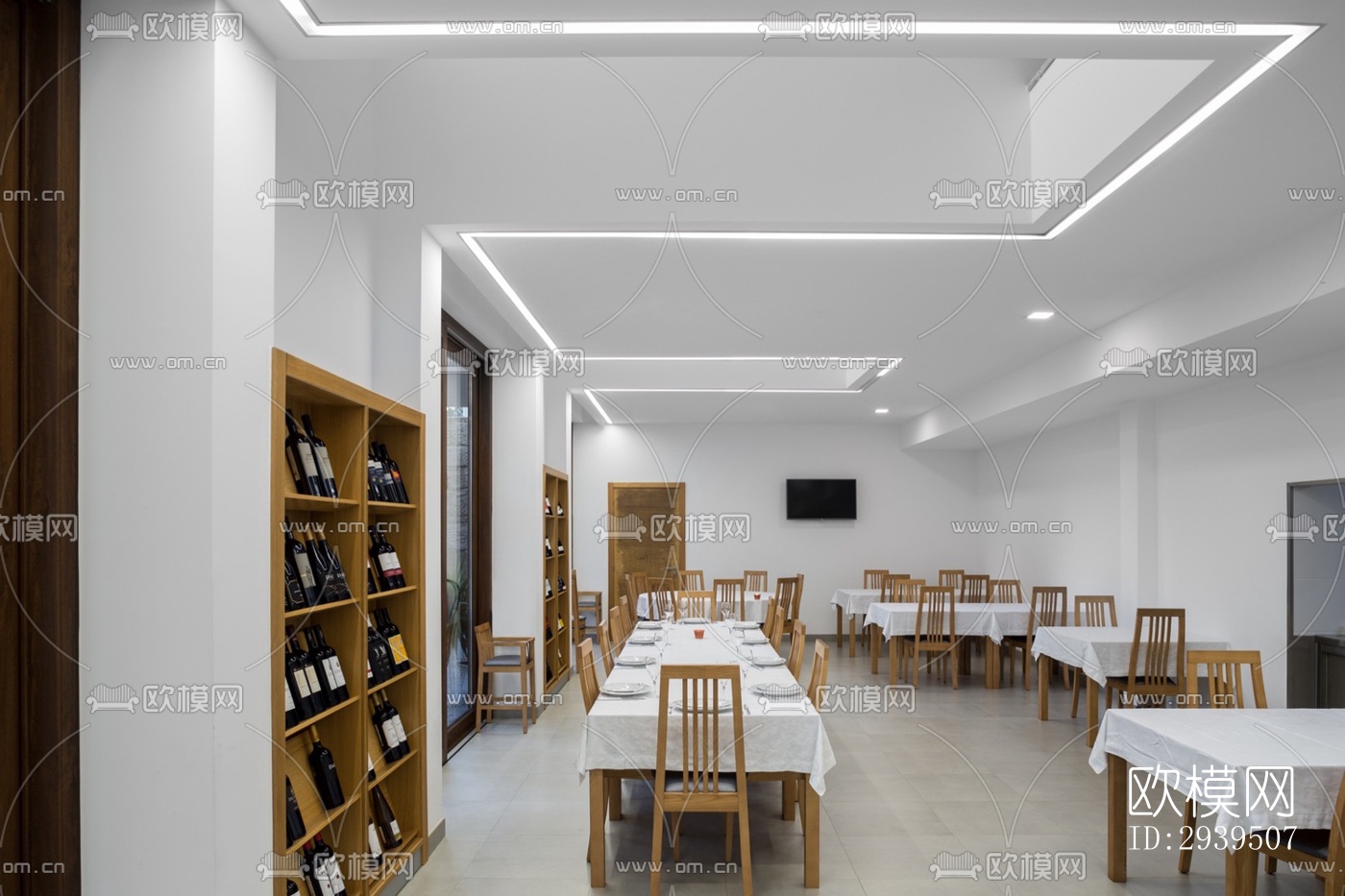 现代酒店民宿效果图下载（渲染图9）