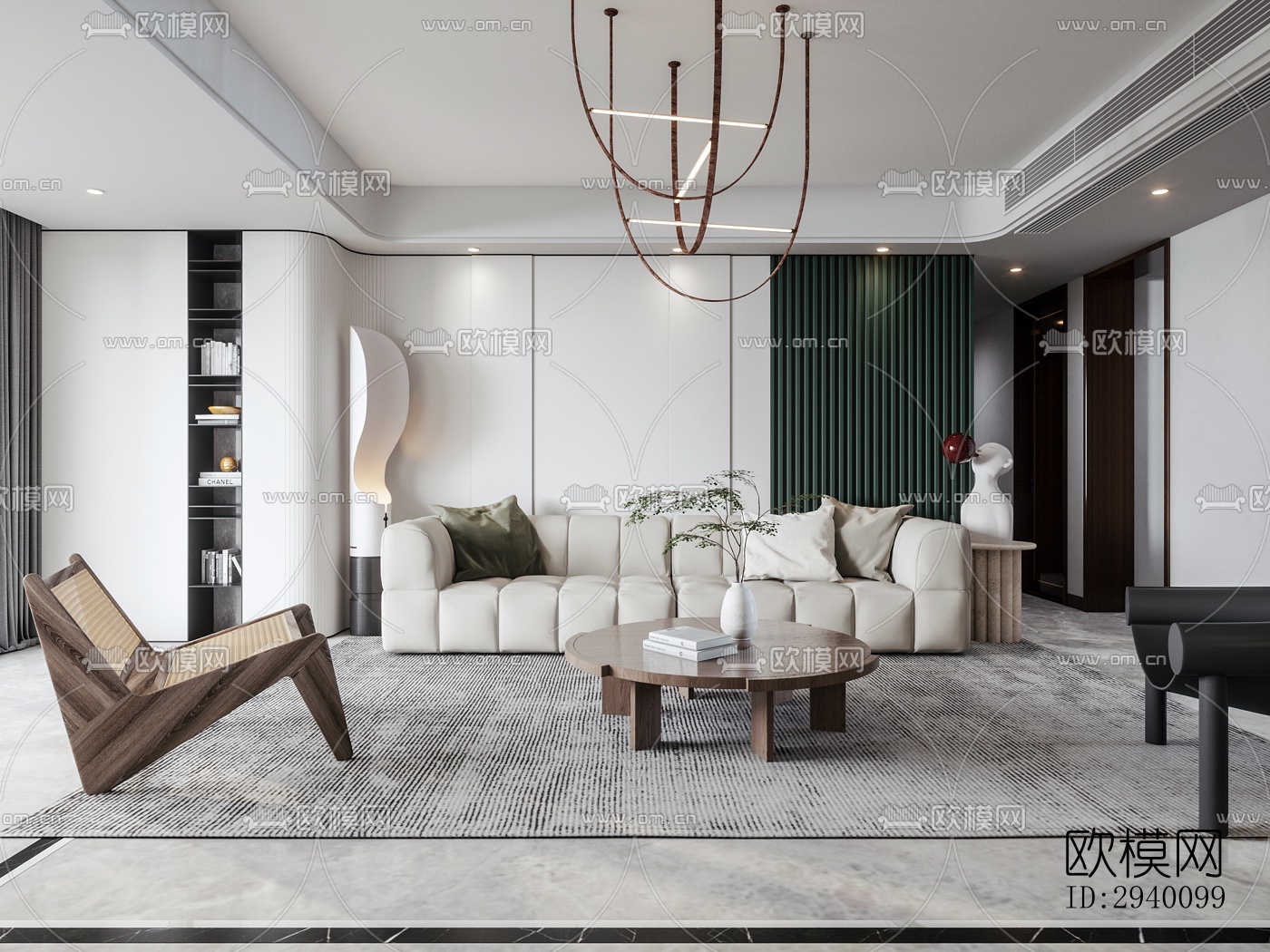 北欧平层效果图下载（渲染图8）