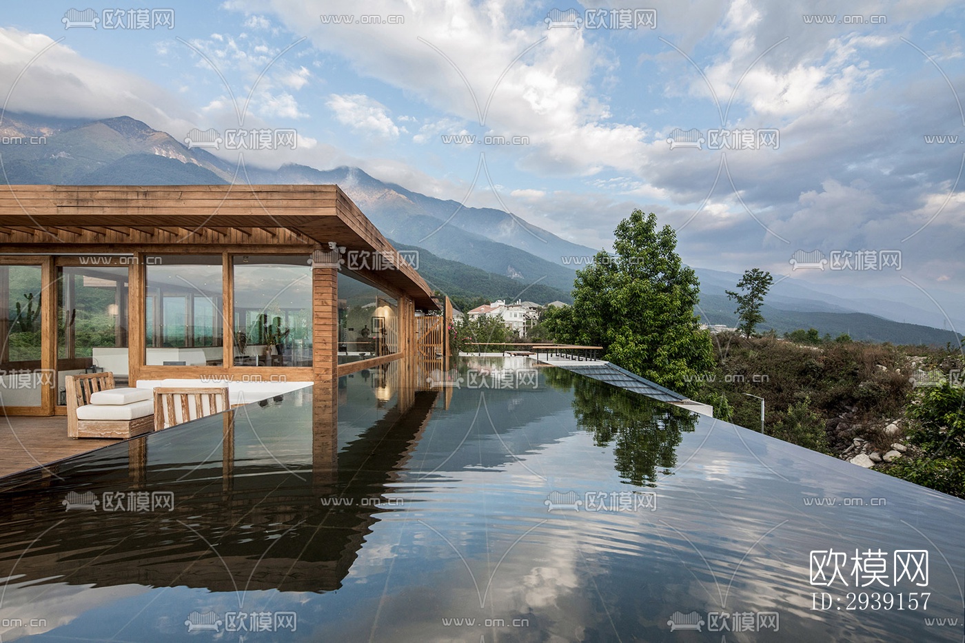 北欧酒店民宿效果图下载（渲染图1）