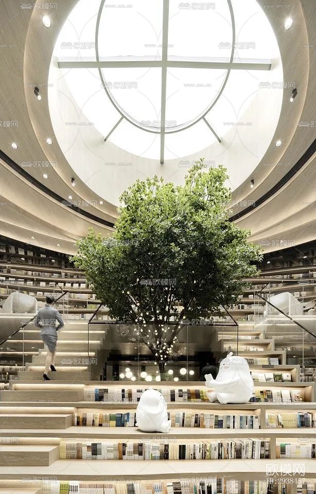 现代售楼处效果图下载（渲染图2）