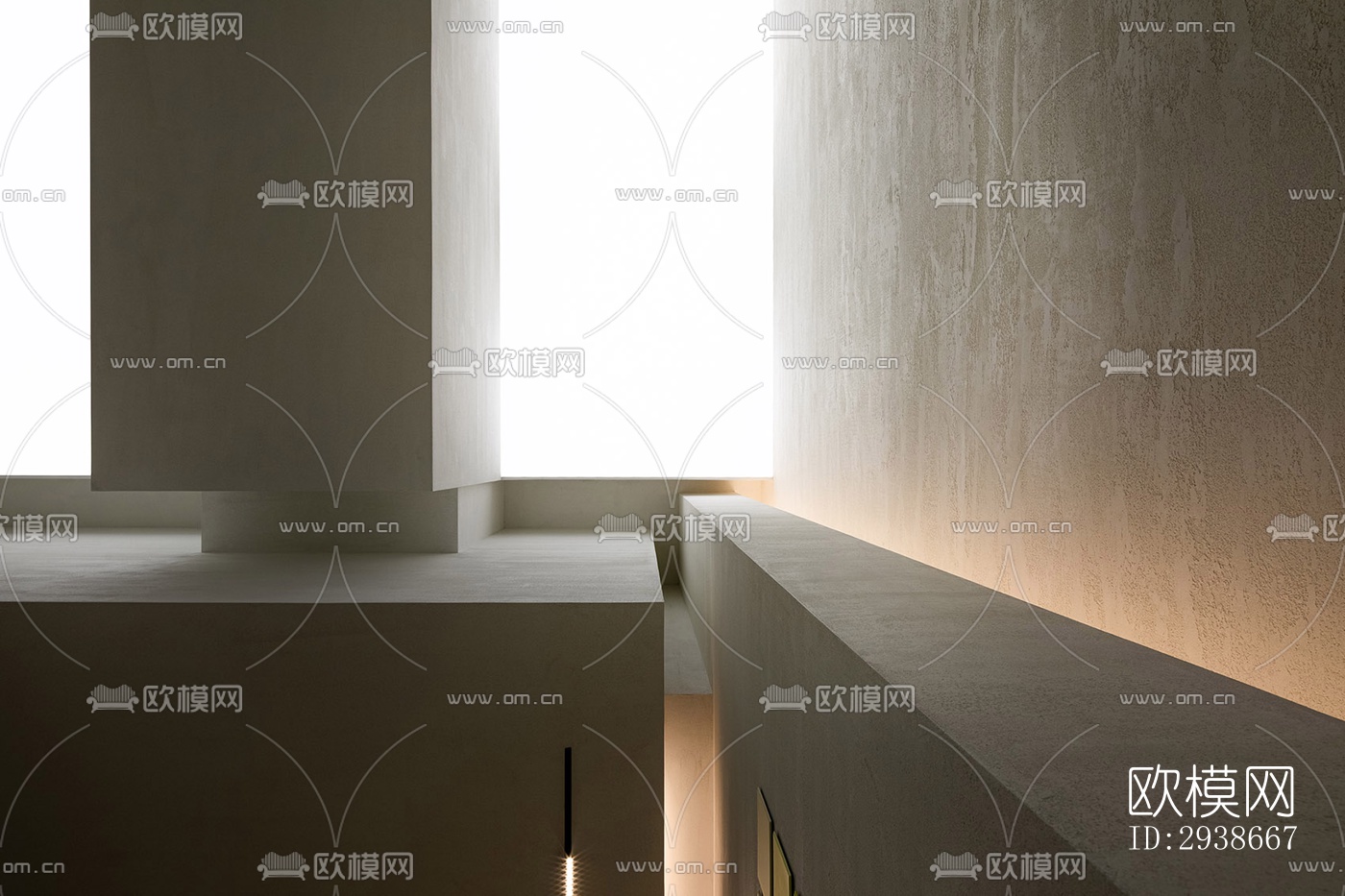 现代展览展厅效果图下载（渲染图7）