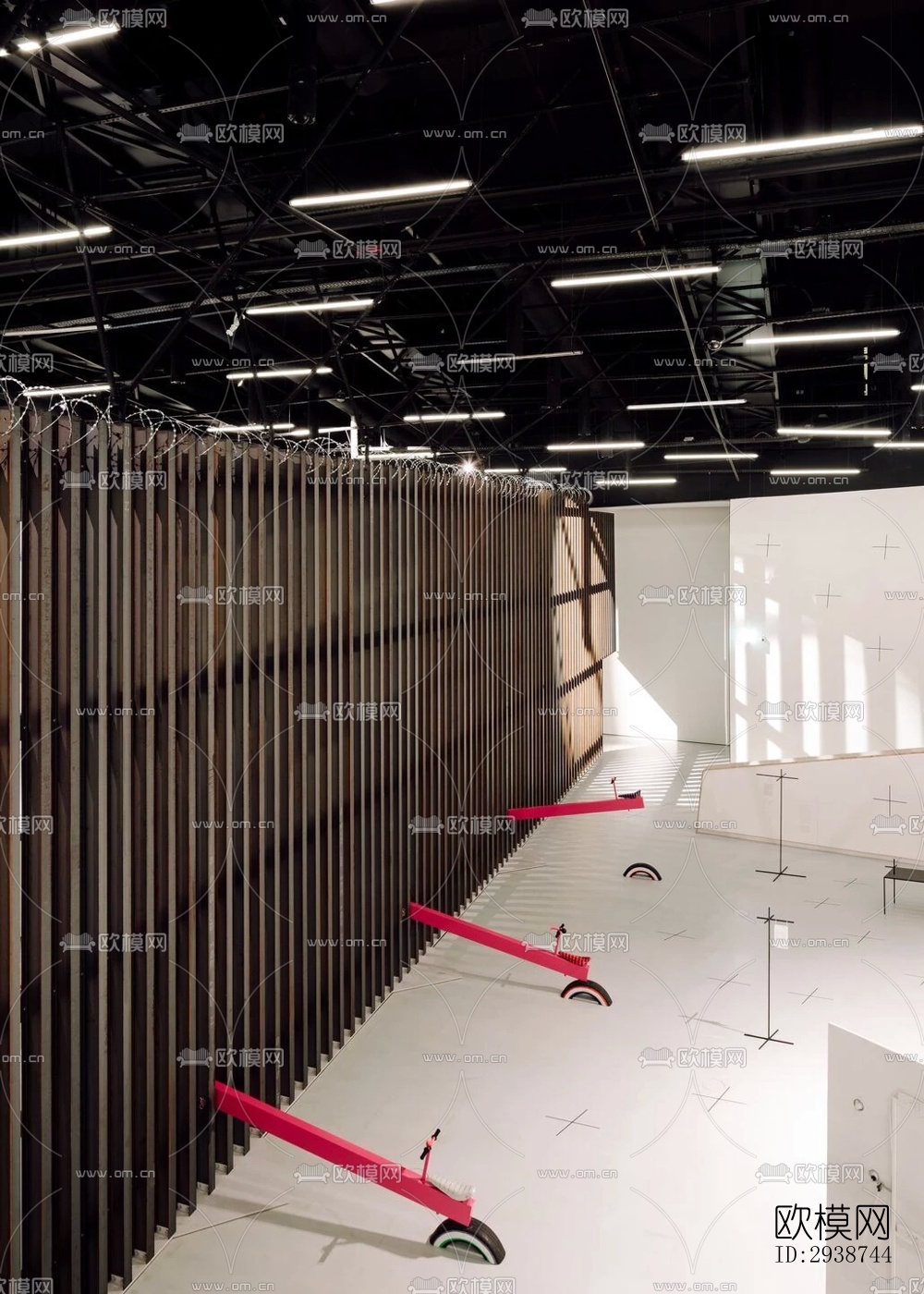 现代展览展厅效果图下载（渲染图17）
