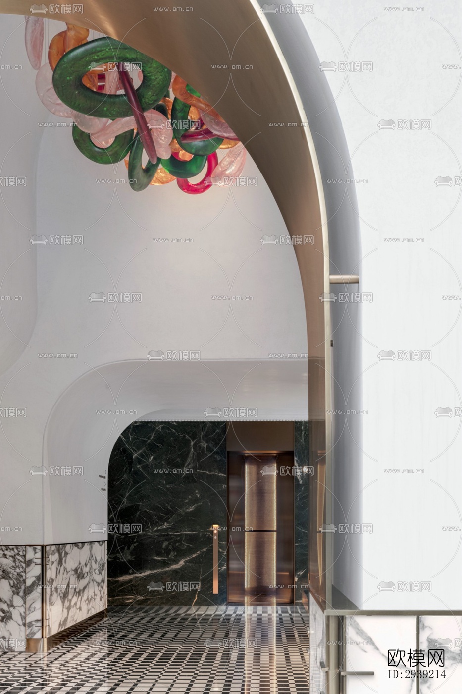 后现代酒店民宿效果图下载（渲染图9）