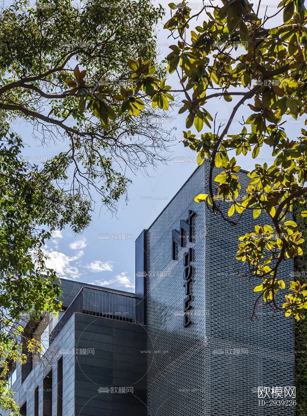 后现代酒店民宿效果图下载（渲染图17）