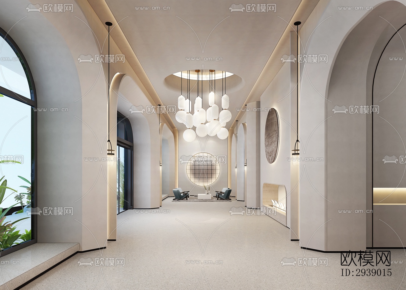 侘寂酒店民宿效果图下载（渲染图1）