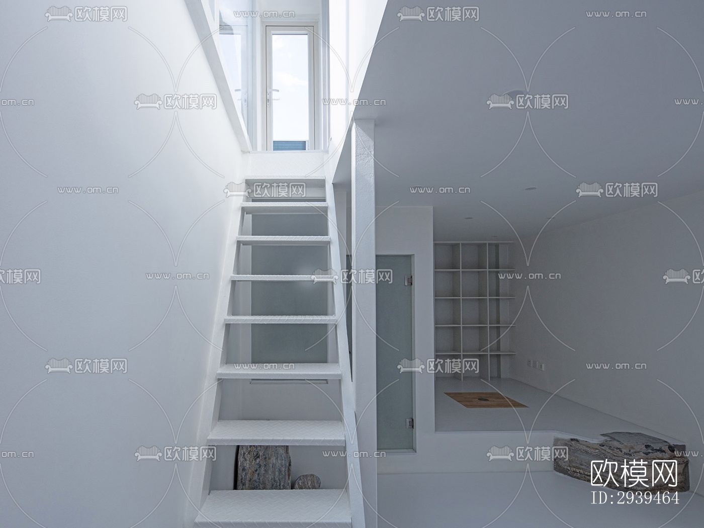 现代酒店民宿效果图下载（渲染图18）