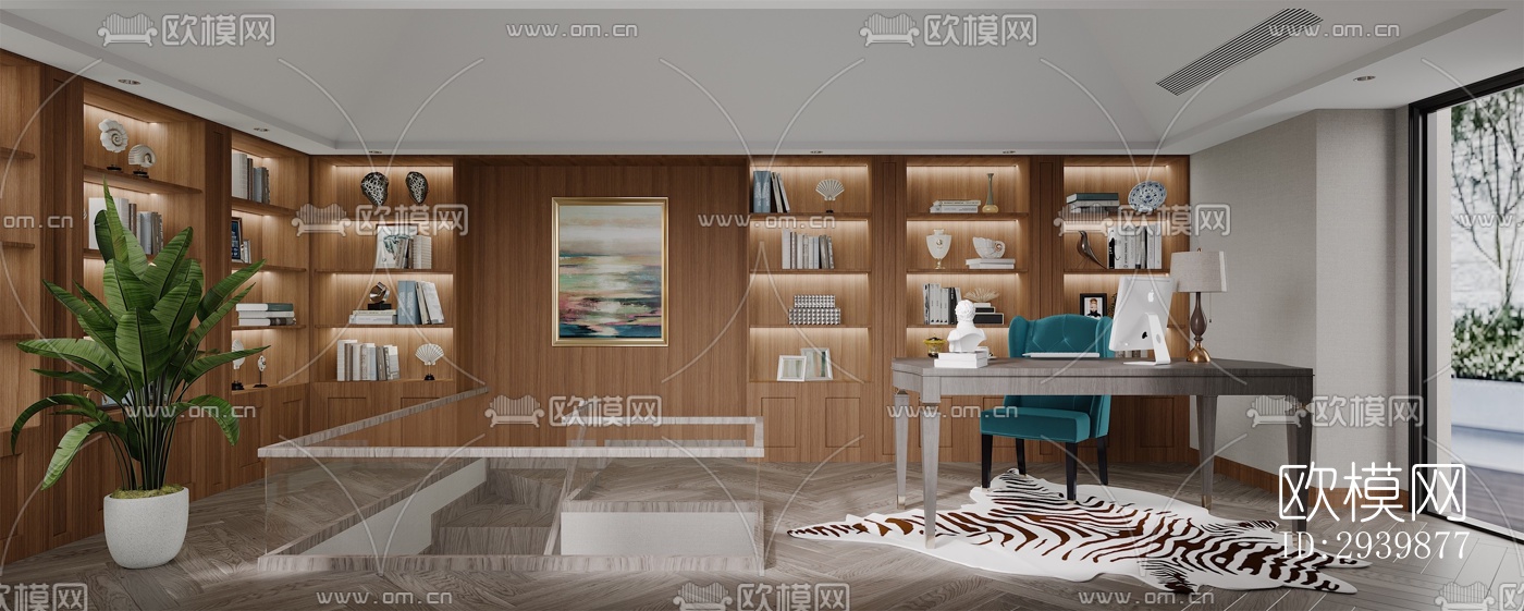 现代别墅效果图下载（渲染图15）