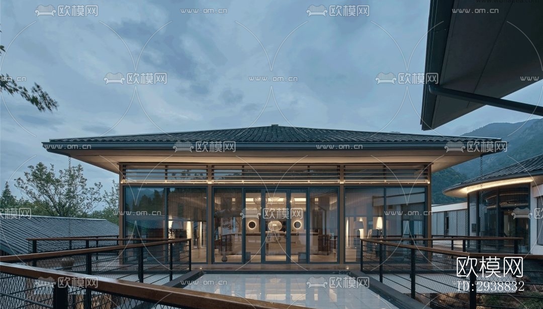 东南亚酒店民宿效果图下载（渲染图3）