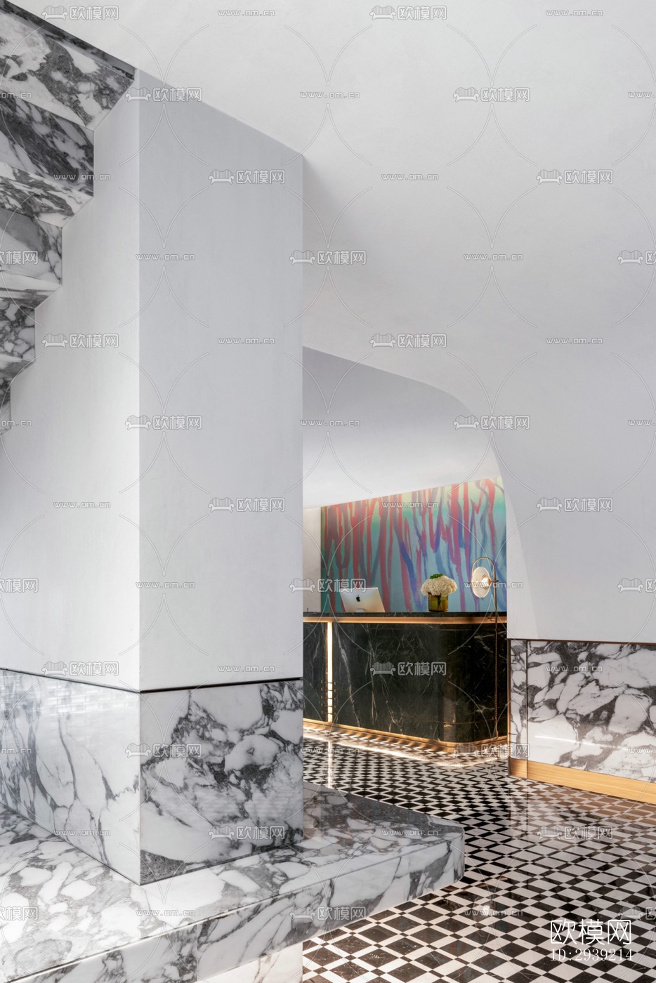 后现代酒店民宿效果图下载（渲染图4）