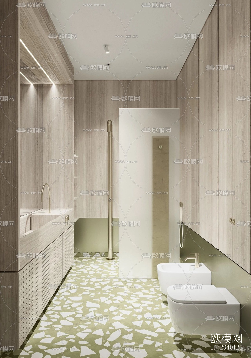 北欧平层效果图下载（渲染图3）