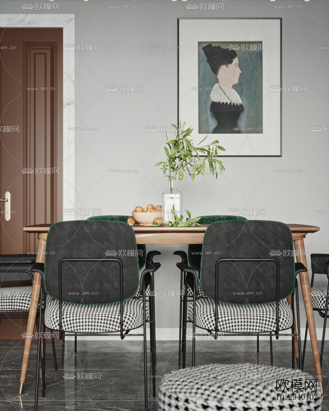 北欧平层效果图下载（渲染图7）