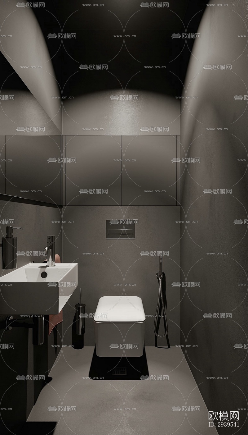 现代酒店民宿效果图下载（渲染图9）