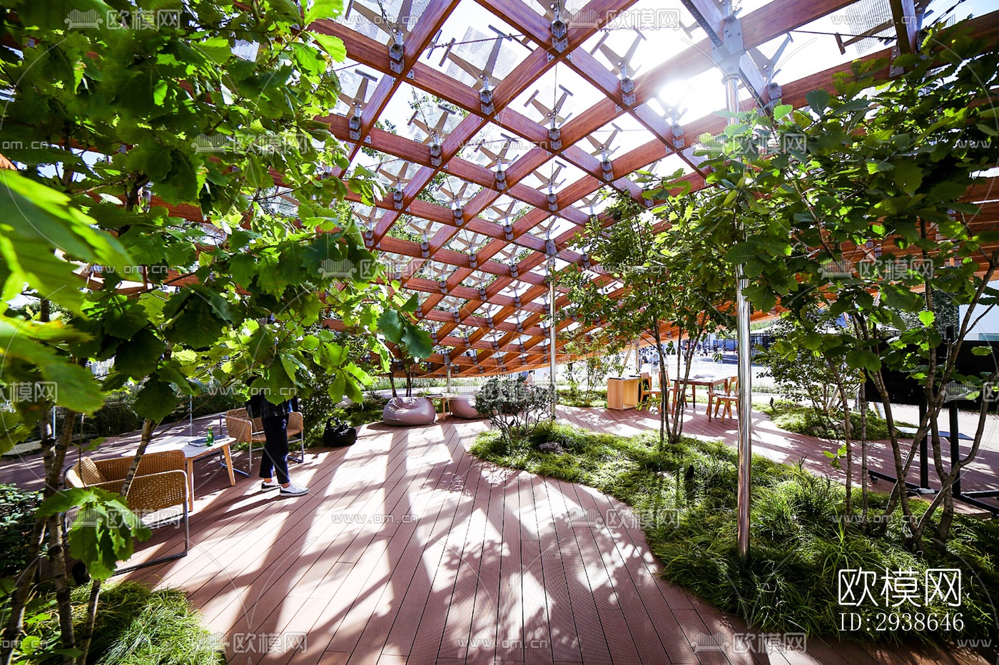 现代展览展厅效果图下载（渲染图10）