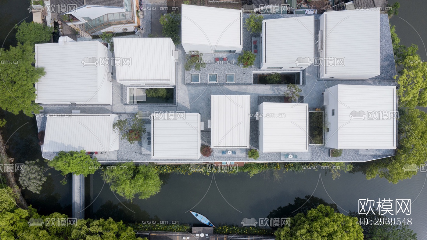 现代酒店民宿效果图下载（渲染图8）