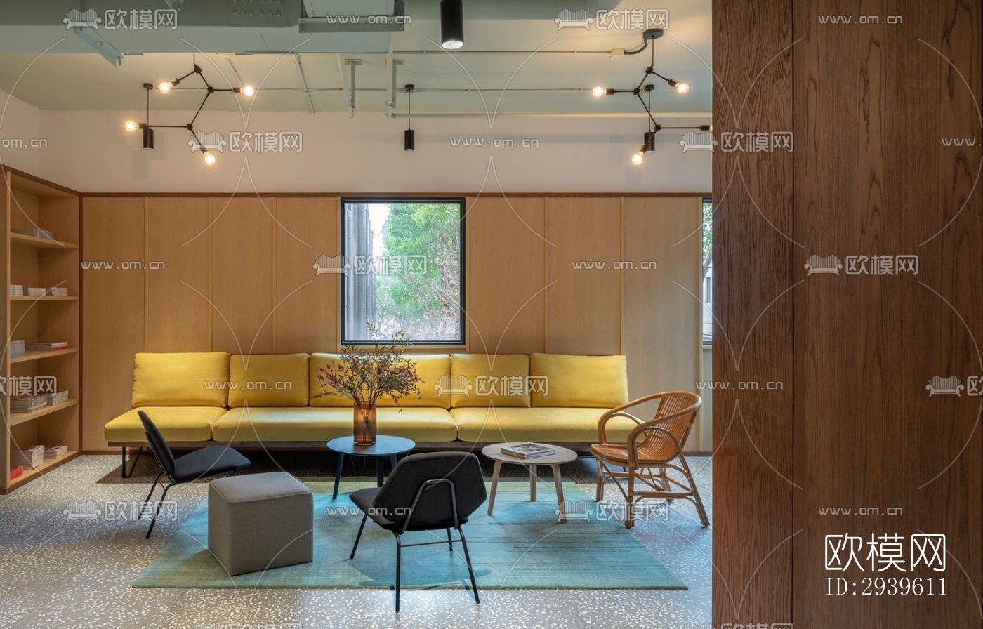 现代酒店民宿效果图下载（渲染图4）