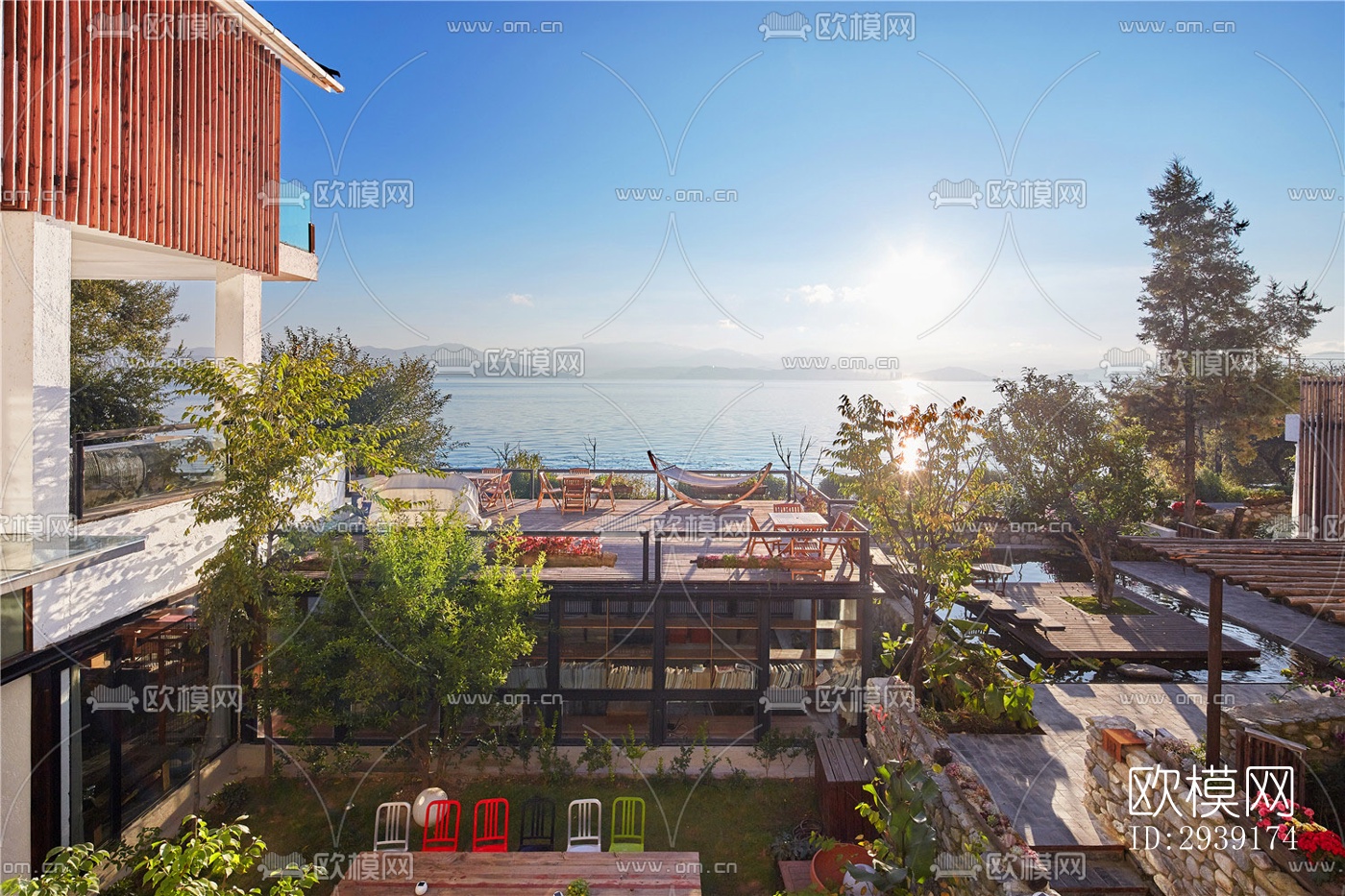 北欧酒店民宿效果图下载（渲染图4）