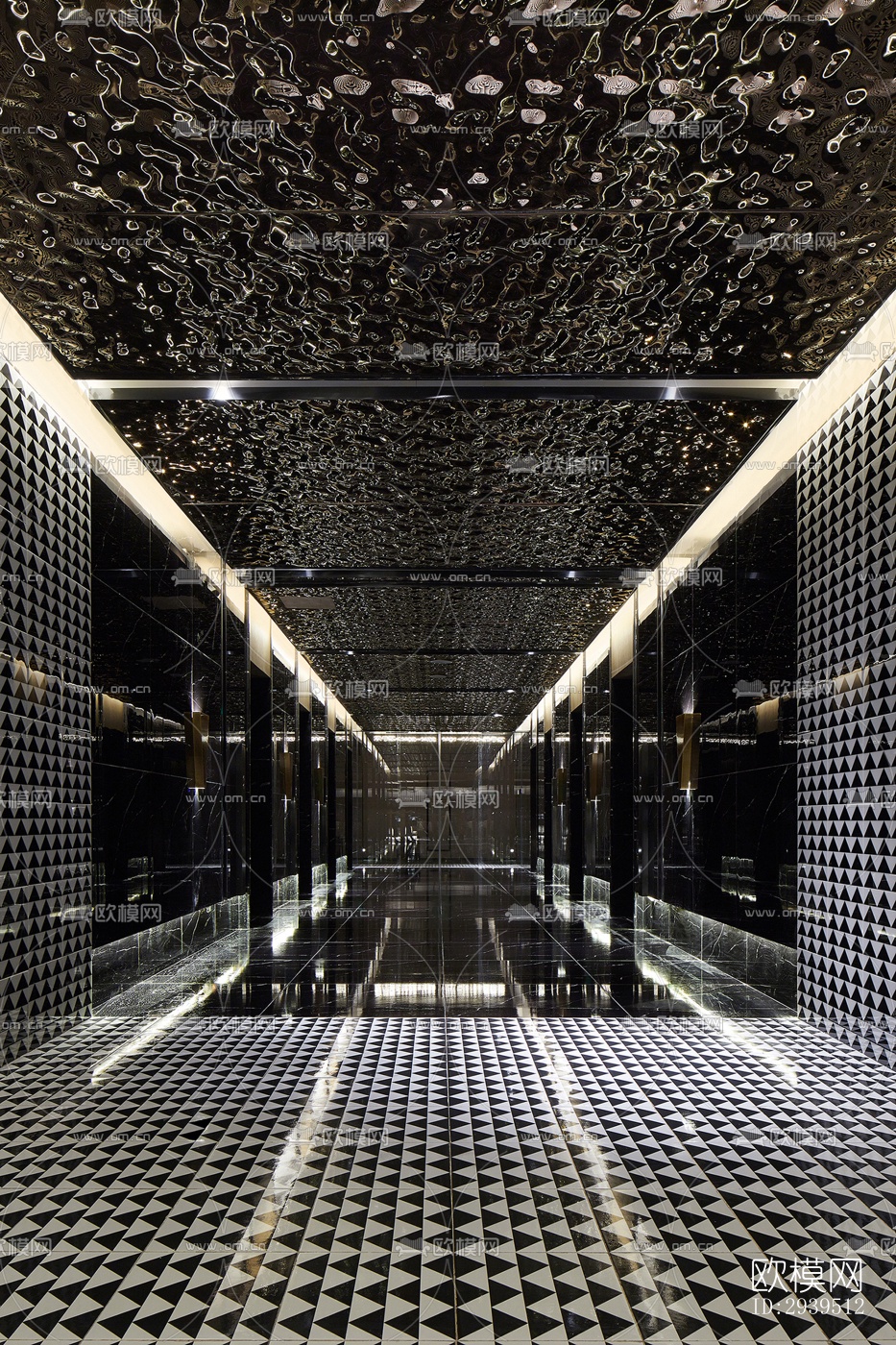 现代酒店民宿效果图下载（渲染图1）