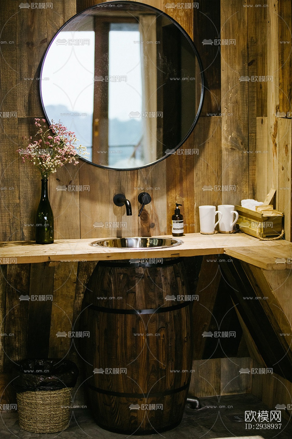 中式酒店民宿效果图下载（渲染图17）