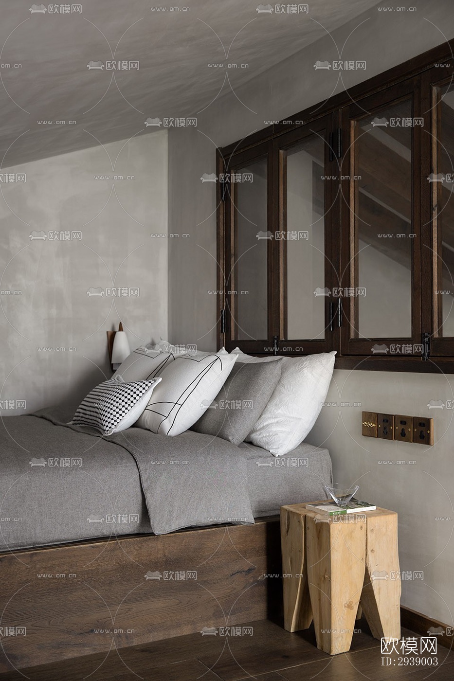 侘寂酒店民宿效果图下载（渲染图10）