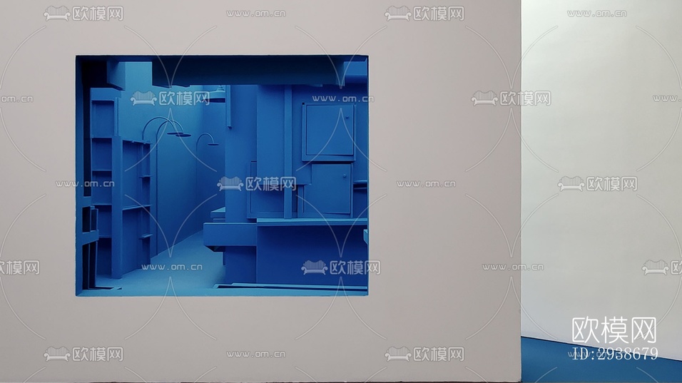 现代展览展厅效果图下载(渲染图14)