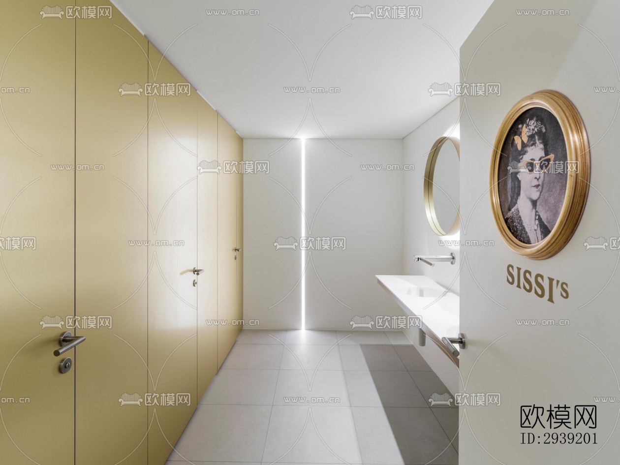 后现代酒店民宿效果图下载（渲染图3）