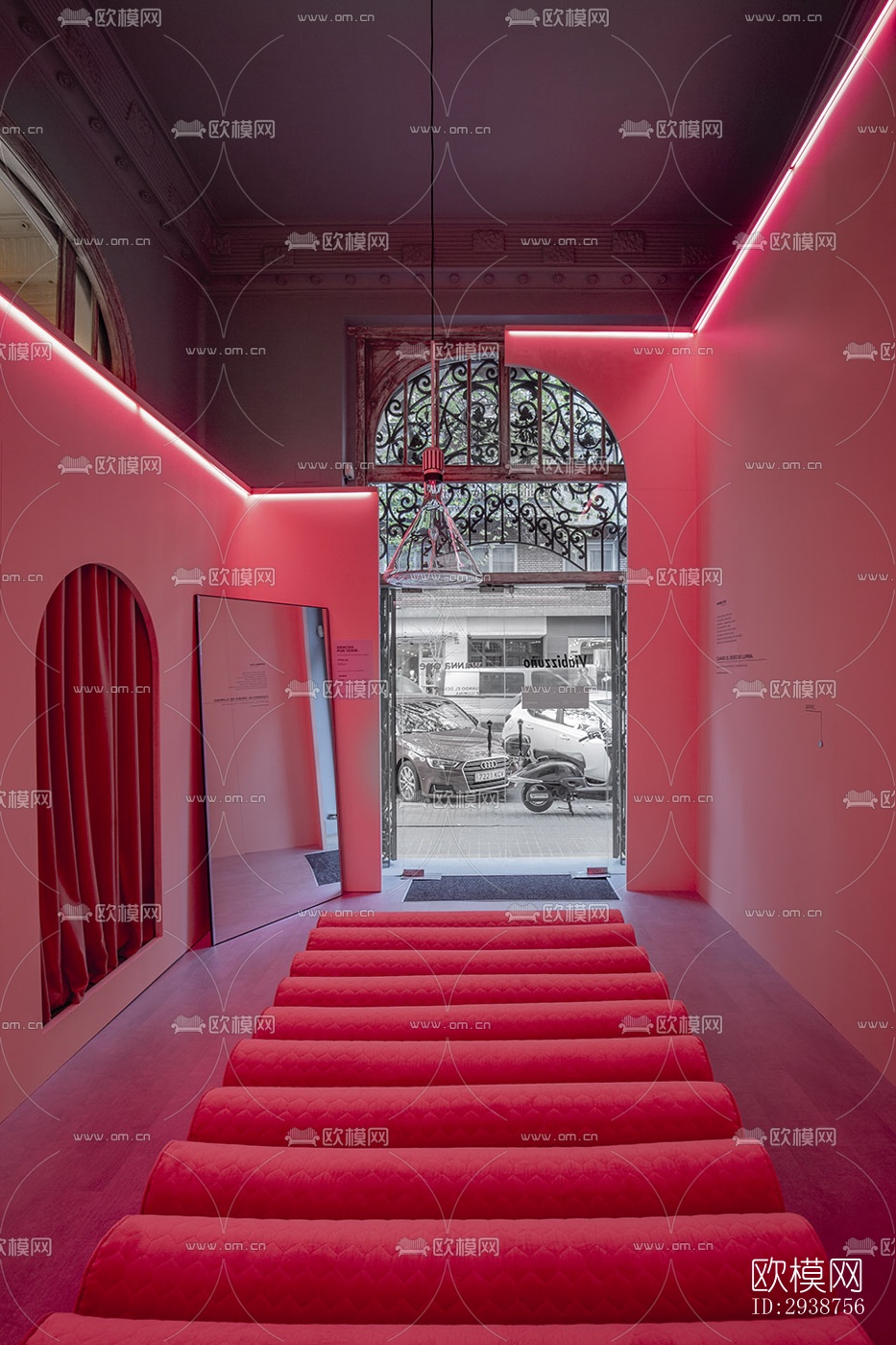 现代展览展厅效果图下载（渲染图7）