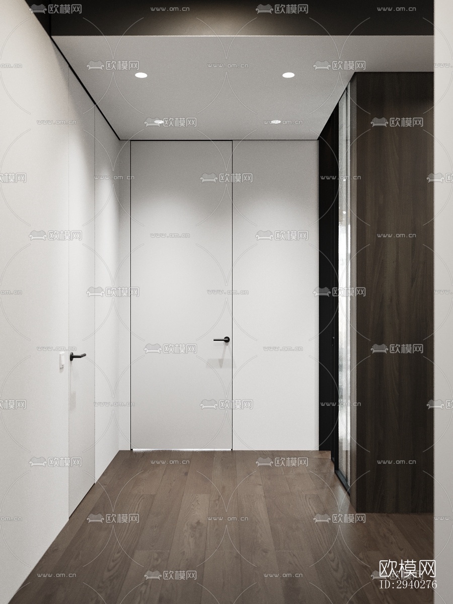 现代平层效果图下载（渲染图9）