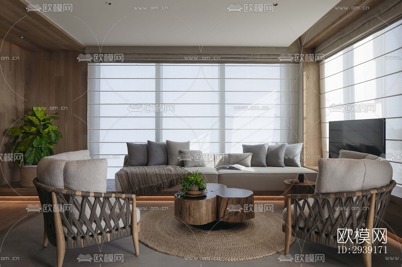 北欧酒店民宿效果图下载（渲染图15）