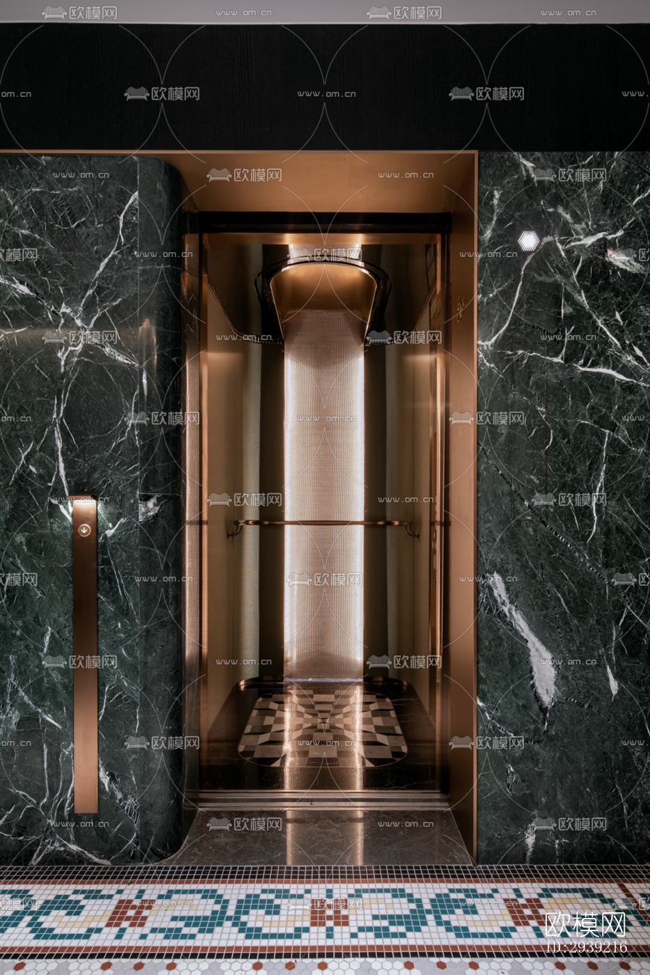 后现代酒店民宿效果图下载（渲染图12）