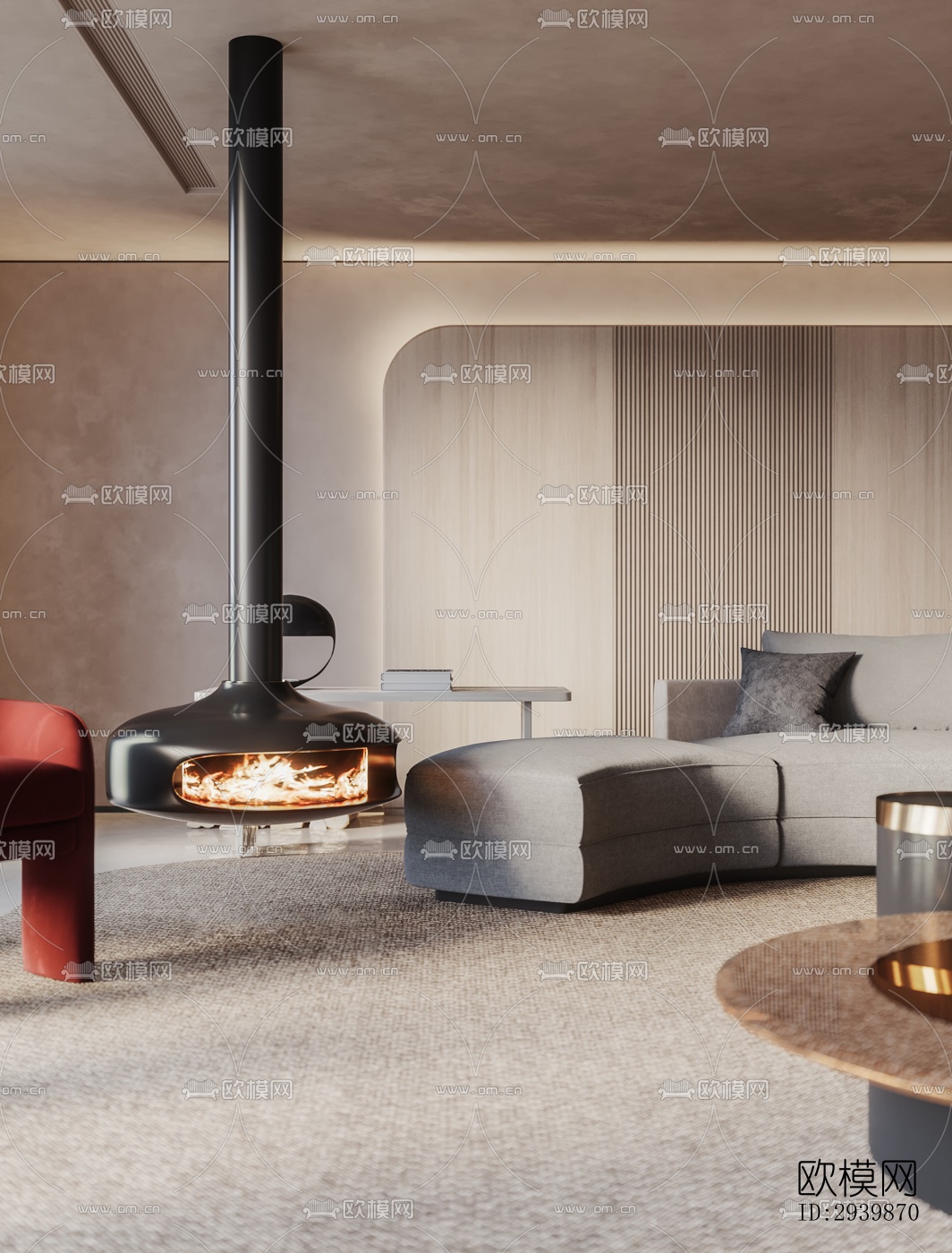 现代别墅效果图下载（渲染图14）