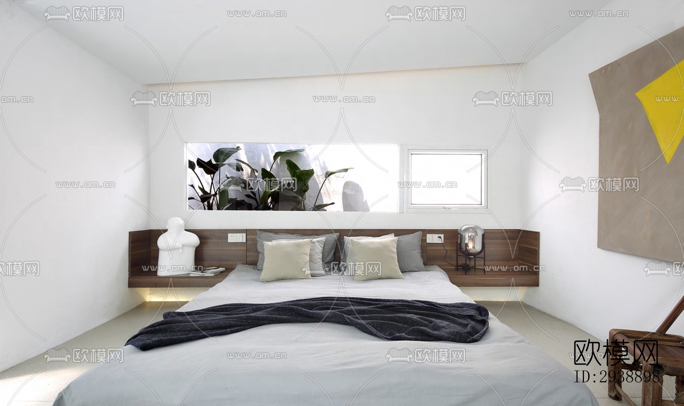 中式酒店民宿效果图下载（渲染图8）