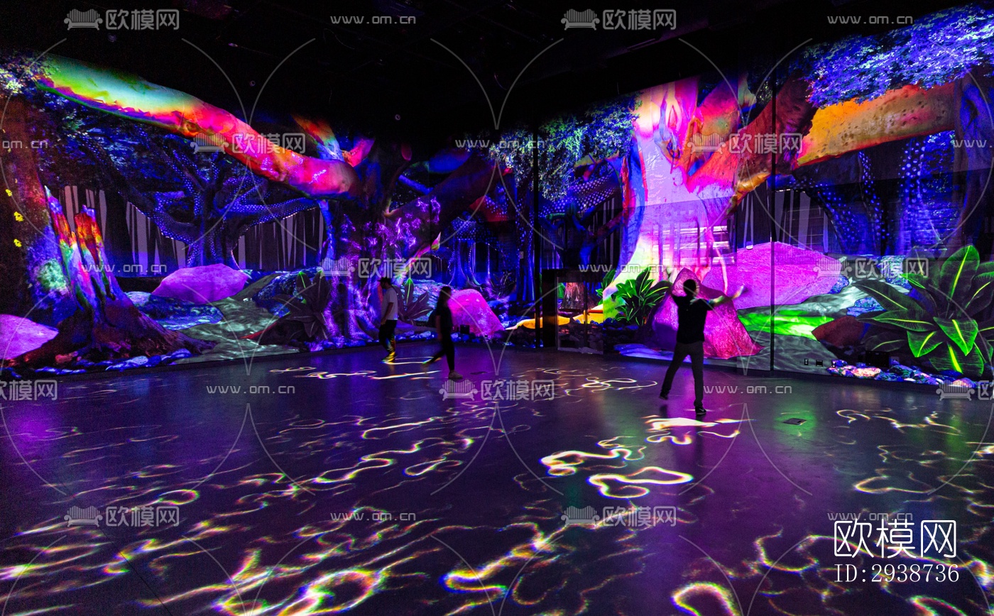 现代展览展厅效果图下载（渲染图5）