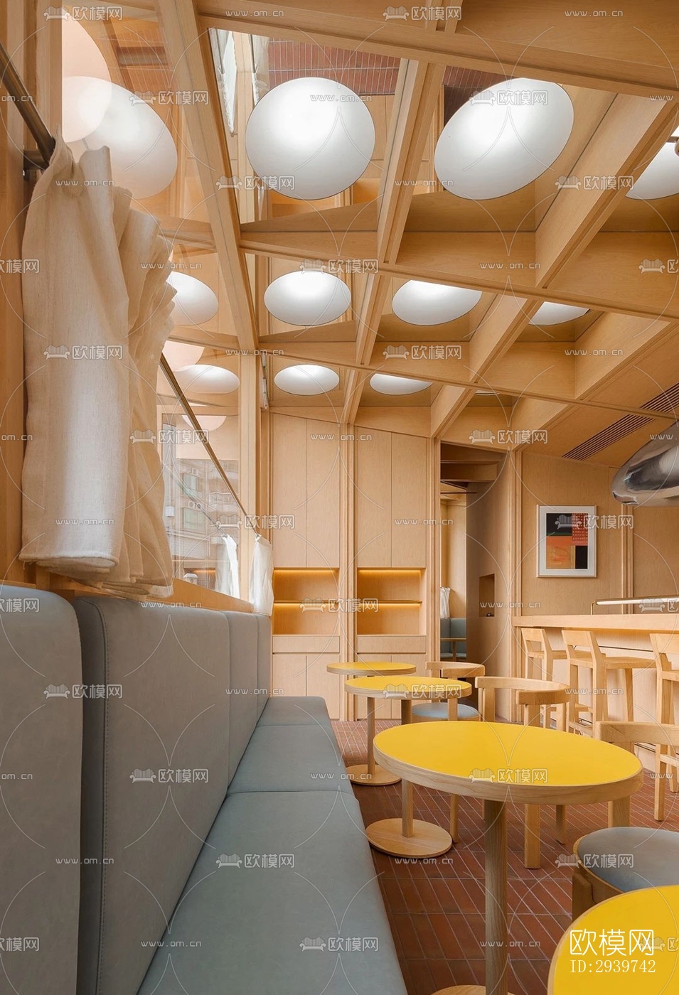 日式酒吧效果图下载（渲染图12）