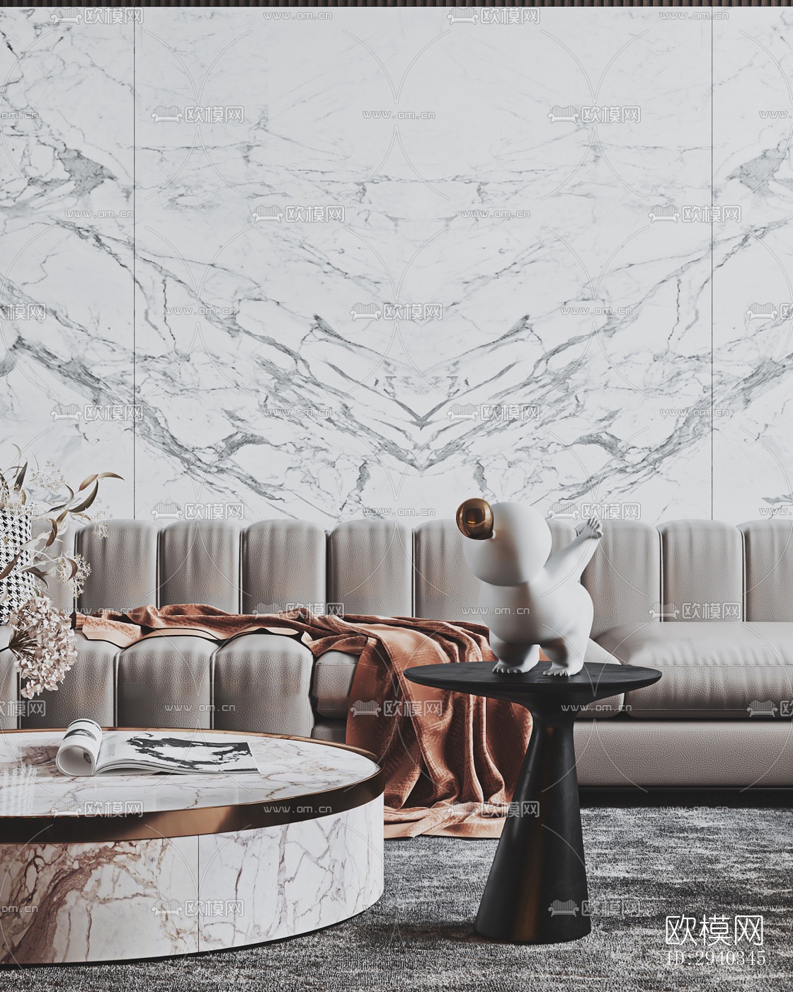 现代平层效果图下载（渲染图16）