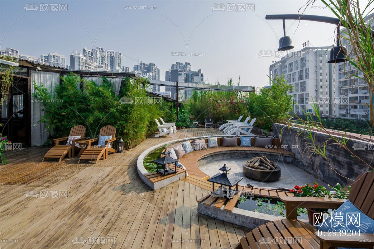 后现代酒店民宿效果图下载（渲染图8）