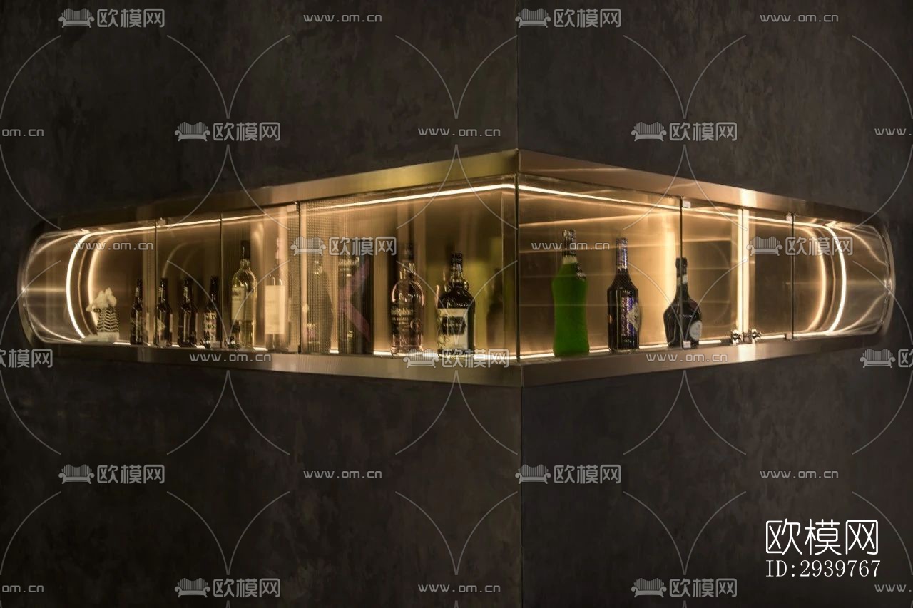 现代酒吧效果图下载（渲染图6）