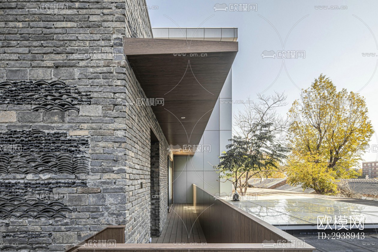 中式酒店民宿效果图下载（渲染图20）