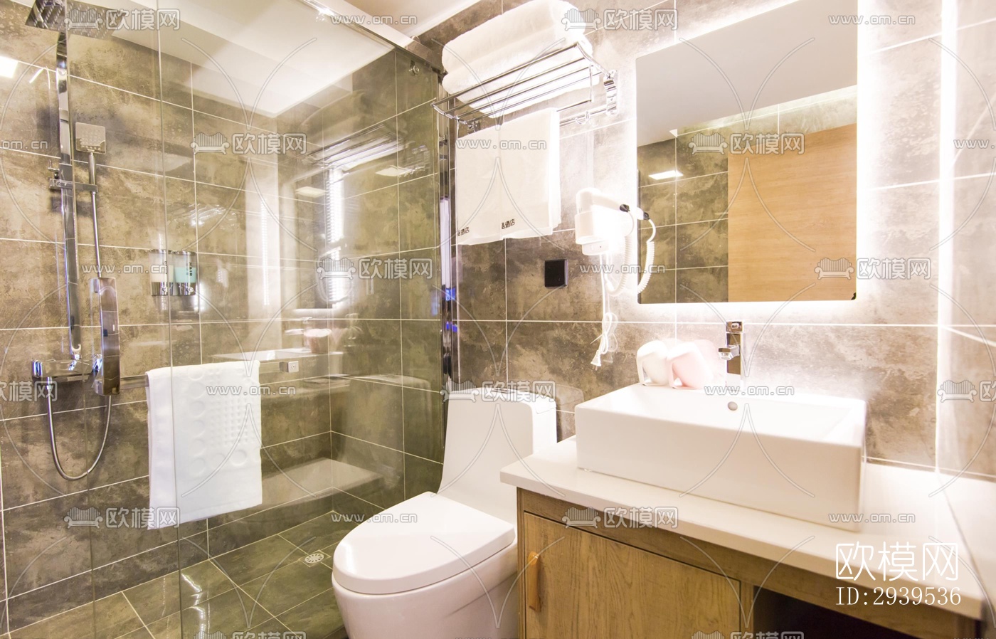 现代酒店民宿效果图下载（渲染图11）