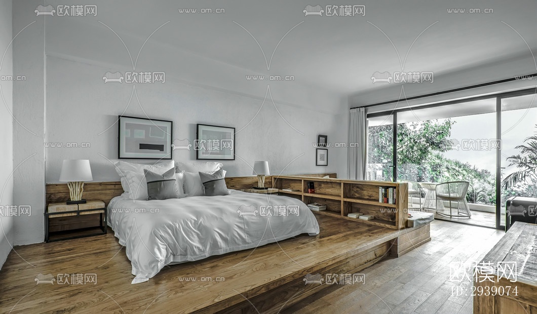 北欧酒店民宿效果图下载（渲染图4）