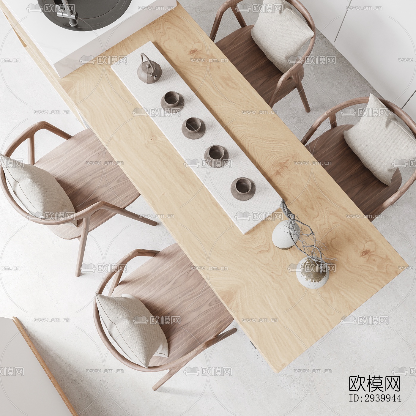 日式复式效果图下载（渲染图9）