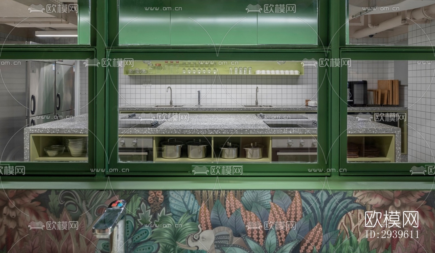 现代酒店民宿效果图下载（渲染图5）