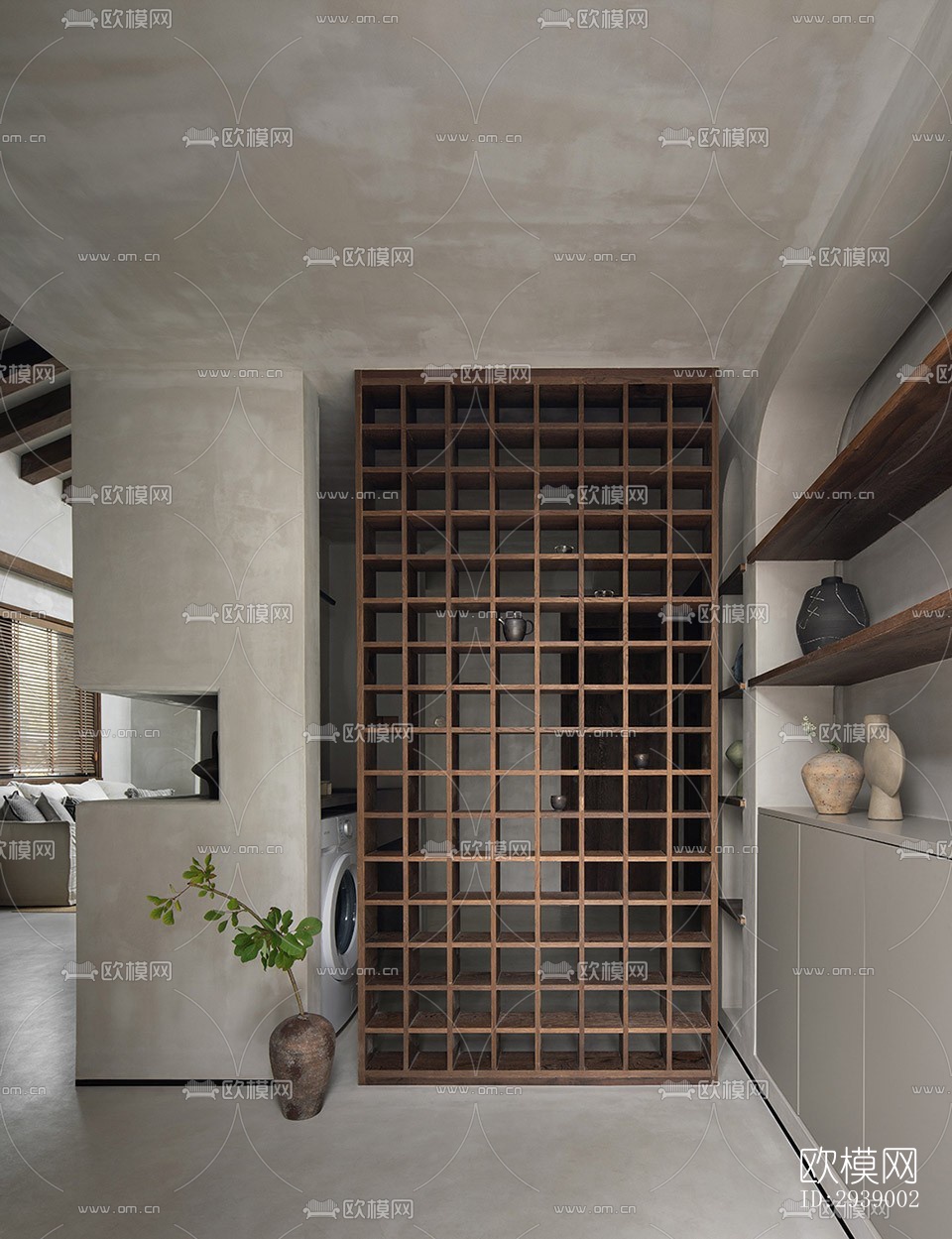 侘寂酒店民宿效果图下载（渲染图8）