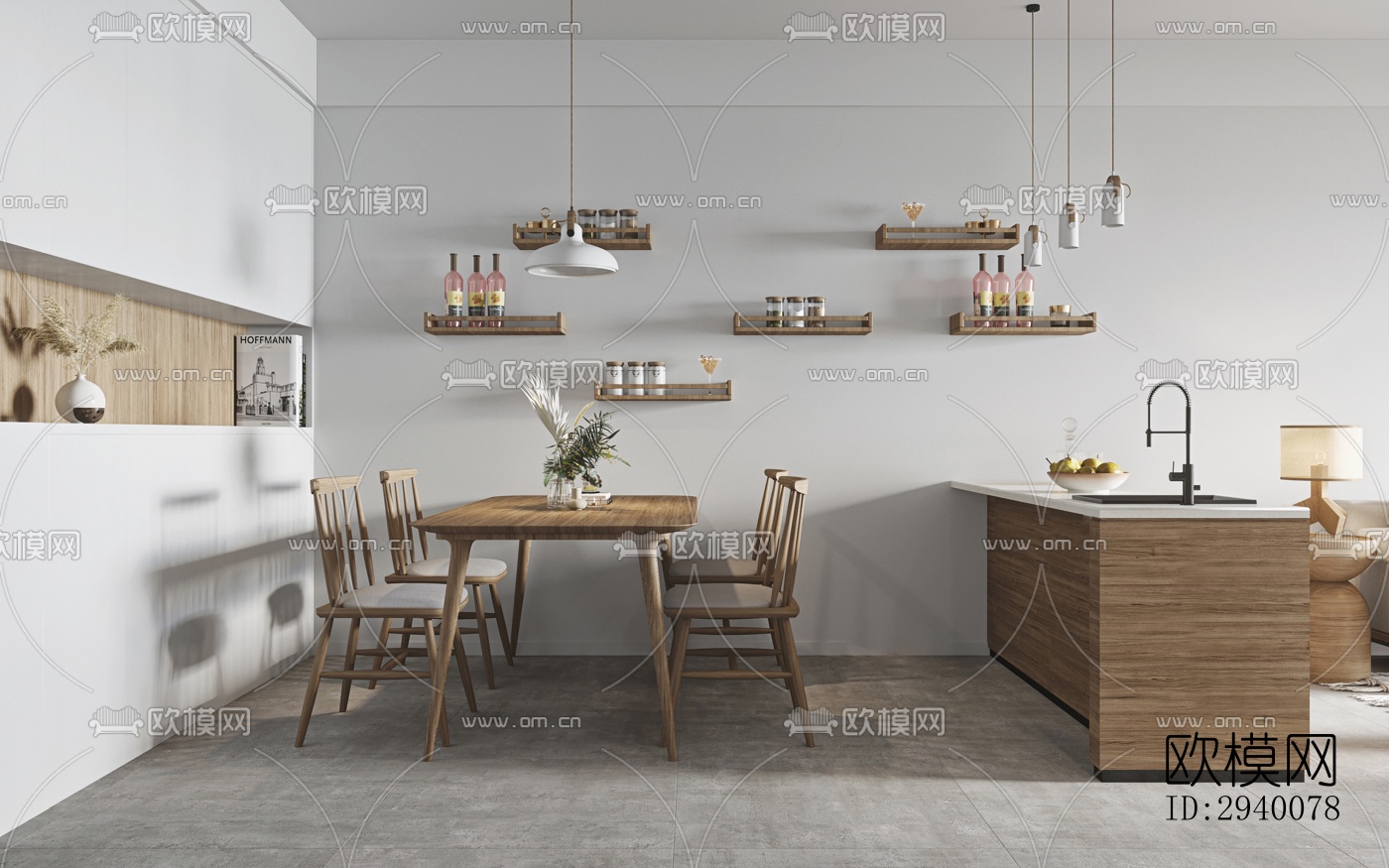 北欧平层效果图下载（渲染图13）