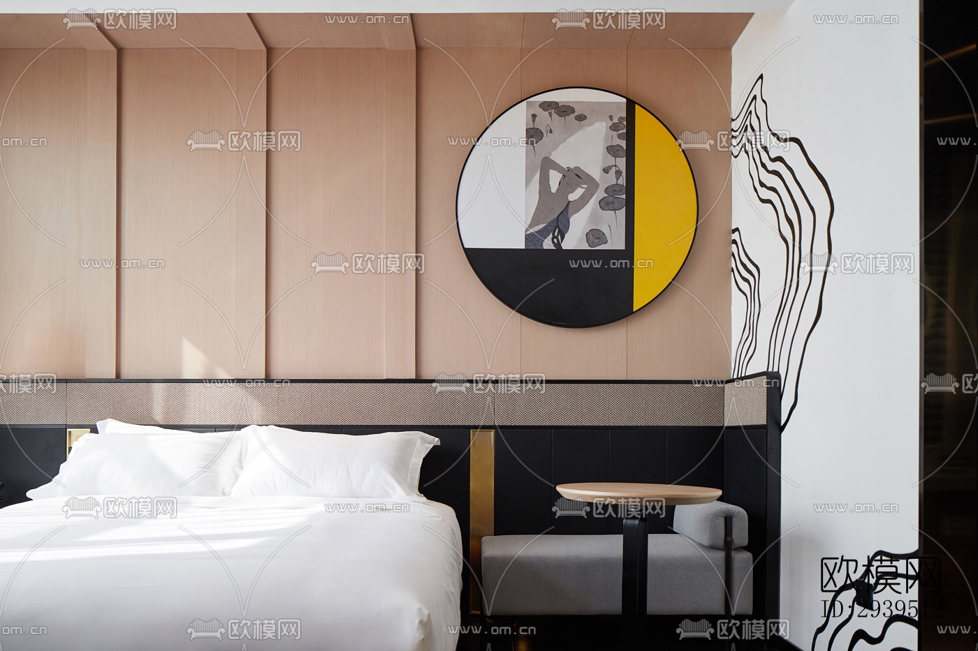 现代酒店民宿效果图下载（渲染图12）