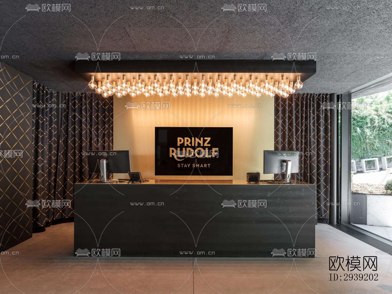 后现代酒店民宿效果图下载（渲染图2）