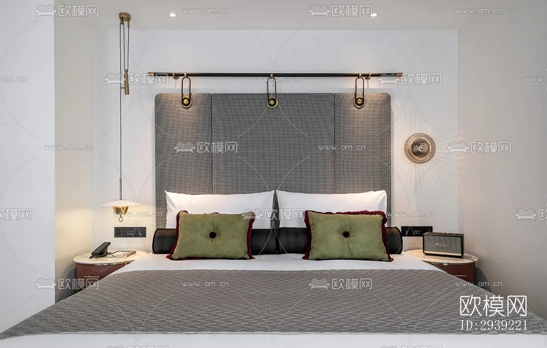 后现代酒店民宿效果图下载（渲染图15）